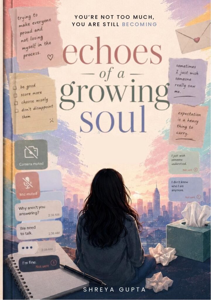 My upcoming book is titled Echoes of Growing Souls.

It explores the realities of adolescence with honesty, empathy, and hope. Rather than offering perfect answers, it encourages readers to embrace growth, understand themselves better, and realize that every stage of life has meaning.